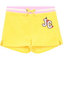 Хлопковые шорты с поясом на кулиске Juicy Couture