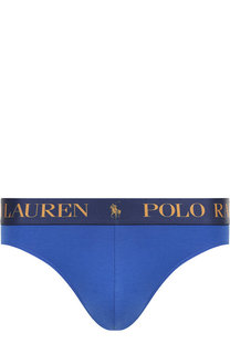Хлопковые брифы с широкой резинкой Polo Ralph Lauren