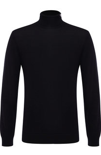 Однотонная шерстяная водолазка Emporio Armani