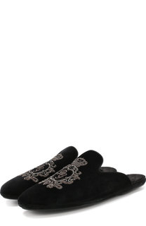Домашние туфли Young Pope с вышивкой Dolce & Gabbana