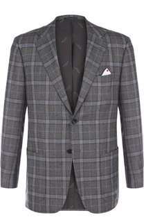 Однобортный пиджак из кашемира Kiton