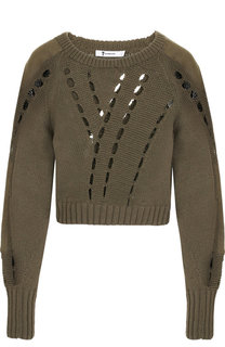 Вязаный пуловер с круглым вырезом T by Alexander Wang