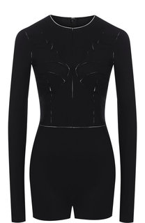 Однотонное боди с круглым вырезом Maison Margiela