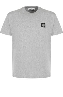 Хлопковая футболка с круглым вырезом Stone Island