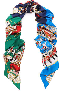 Шелковый шарф с принтом Burberry