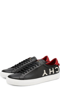 Кожаные кеды Urban Street на шнуровке Givenchy