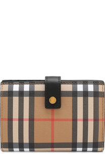 Кожаный кошелек в клетку Vintage Check Burberry