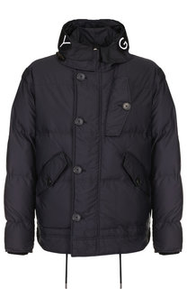 Стеганый пуховик на молнии с капюшоном Givenchy