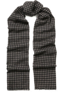 Кашемировый шарф с принтом Kiton