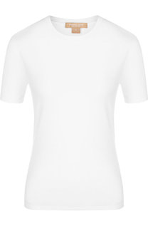 Однотонная футболка с круглым вырезом Michael Kors Collection