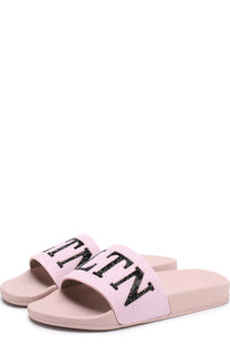Резиновые шлепанцы Valentino Garavani VLTN Valentino
