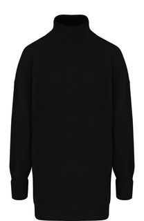 Удлиненный шерстяной пуловер с воротником-стойкой Maison Margiela