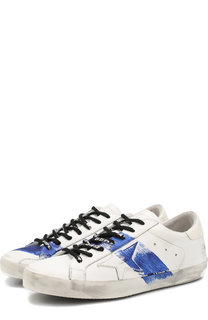 Кожаные кеды Superstar на шнуровке Golden Goose Deluxe Brand
