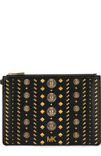 Клатч из кожи с отделкой MICHAEL Michael Kors