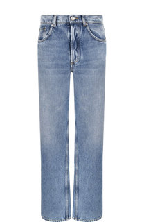Укороченные джинсы с потертостями Maison Margiela