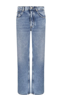 Укороченные джинсы с потертостями Maison Margiela
