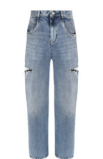 Джинсы с потертостями Maison Margiela