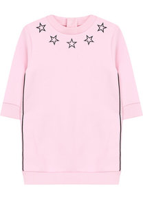 Хлопковое платье с принтом Givenchy