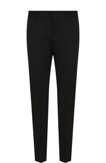 Брюки прямого кроя из смеси шерсти и вискозы Dsquared2