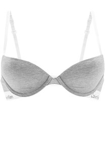 Хлопковый бюстгальтер с логотипом бренда Calvin Klein Underwear