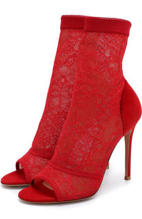 Кружевные ботильоны Missy на шпильке Gianvito Rossi