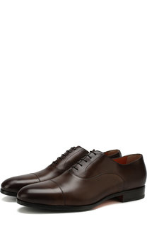 Классические кожаные оксфорды Santoni
