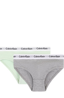 Комплект из двух пар трусов с логотипом бренда Calvin Klein Underwear