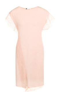 Однотонное шерстяное платье свободного кроя Lanvin