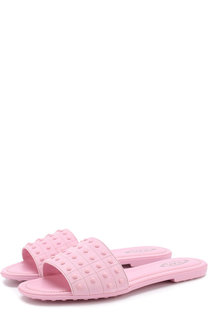 Кожаные шлепанцы с заклепками Tod’s Tods