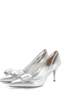 Туфли Valentino Glassglow из металлизированной кожи на шпильке Valentino