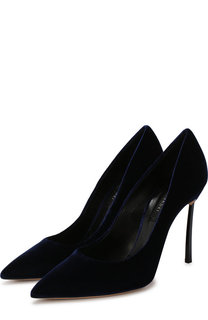Замшевые туфли на шпильке Blade Casadei