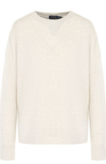 Пуловер из смеси хлопка и вискозы с бахромой Polo Ralph Lauren