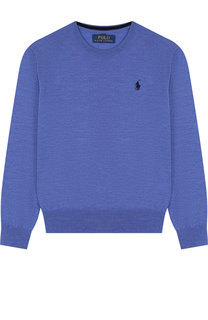 Шерстяной пуловер с круглым вырезом Polo Ralph Lauren