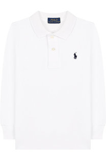 Хлопковое поло с длинными рукавами Polo Ralph Lauren