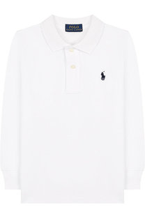 Хлопковое поло с длинными рукавами Polo Ralph Lauren