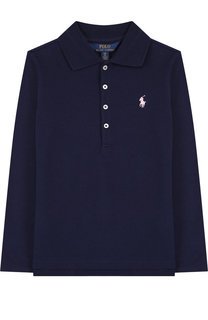 Хлопковое поло с длинными рукавами Polo Ralph Lauren