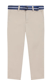 Хлопковые брюки с поясом Polo Ralph Lauren
