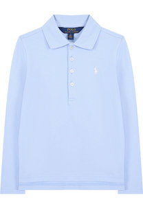 Хлопковое поло с длинными рукавами Polo Ralph Lauren