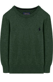 Шерстяной пуловер с круглым вырезом Polo Ralph Lauren