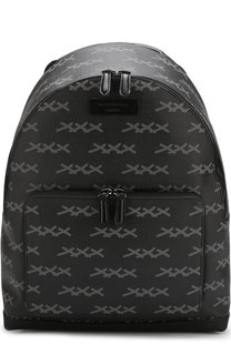 Рюкзак с отделкой из кожи Ermenegildo Zegna