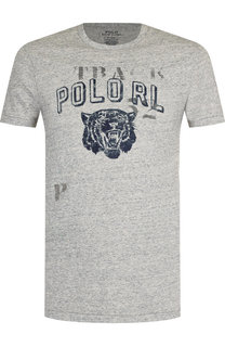 Хлопковая футболка с принтом Polo Ralph Lauren