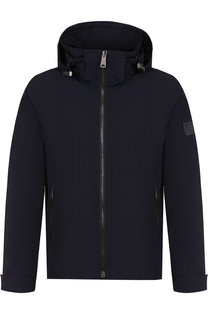 Однотонная куртка на молнии с капюшоном Burberry