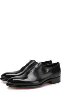 Классические кожаные оксфорды Santoni