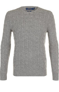 Кашемировый джемпер фактурной вязки Polo Ralph Lauren