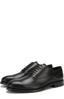Кожаные оксфорды на шнуровке Tod’s Tods
