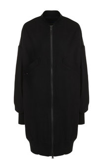 Шерстяной кардиган свободного кроя на молнии Yohji Yamamoto