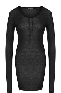 Удлиненный лонгслив с круглым вырезом Ann Demeulemeester