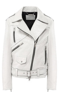 Кожаная куртка с поясом Givenchy