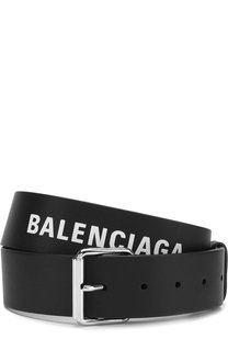 Кожаный ремень с металлической пряжкой Balenciaga