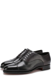 Классические кожаные оксфорды Santoni